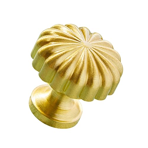 HOMSFOU Polierte Goldene Schrankknöpfe Massivem Messing Moderner Runder Möbelgriff Langlebiger Schubladenknopf Eleganter Vintage Kupfergriff für Kommode und Kleiderschrank Einfache Montage HOMSFOU Polierte Goldene Schrankknöpfe Massivem Messing Moderner Runder Möbelgriff Langlebiger Schubladenknopf Eleganter Vintage Kupfergriff für Kommode und Kleiderschrank Einfache Montage von HOMSFOU