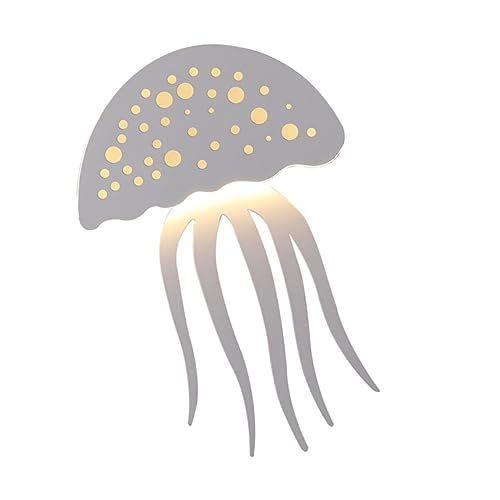 HOMSFOU Moderne Wandlampe Quallen-design Einfache Led Wandleuchte Für Schlafzimmer Flur Und Wohnzimmer Hochwertige Eisenmaterialien Energiesparend Und Leicht Zu Installieren von HOMSFOU