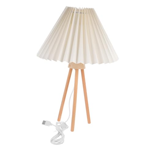 HOMSFOU Retro Tischlampe mit Faltenlampenschirm Warmlicht Fernbedienung Dimmbar Kompakt und Platzsparend Stilvolle Nachttischlampe für Schlafzimmer und Wohnbereich Kreative HOMSFOU Retro Tischlampe mit Faltenlampenschirm Warmlicht Fernbedienung Dimmbar Kompakt und Platzsparend Stilvolle Nachttischlampe für Schlafzimmer und Wohnbereich Kreative von HOMSFOU