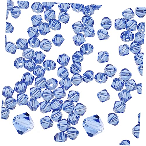 HOMSFOU Rhombus Perlen -Stringdekoration Perlen Masse Klare Perlen Farbperlen Perlen zum Basteln Herstellung Rautenperlen Schmuckperlen Perlen für Schmuckhersteller Charms-Perlen Glas Blau von HOMSFOU