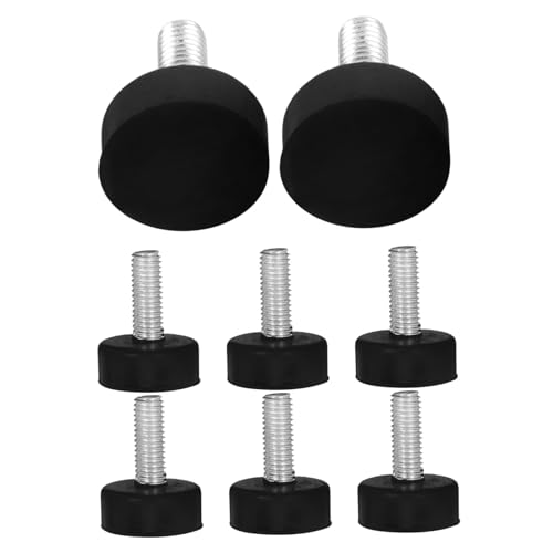 HOMSFOU Robuste, verstellbare Nivellierfüße mit Schrauben, Gummi, stoßdämpfende Vibrationspads für Waschmaschinen, Möbel, Geräte, geräuschreduzierend, rutschhemmend, stoßdämpfend, 8 Stück HOMSFOU Robuste, verstellbare Nivellierfüße mit Schrauben, Gummi, stoßdämpfende Vibrationspads für Waschmaschinen, Möbel, Geräte, geräuschreduzierend, rutschhemmend, stoßdämpfend, 8 Stück von HOMSFOU