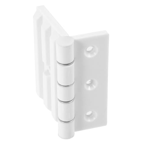 HOMSFOU Sauna Türscharnier aus Robustem Kunststoff Rostfrei Minimalistisches Design Ersatzteil für Kleine Türen Weiß Eleganter Stil für Dampfbad und Wellnessräume von HOMSFOU