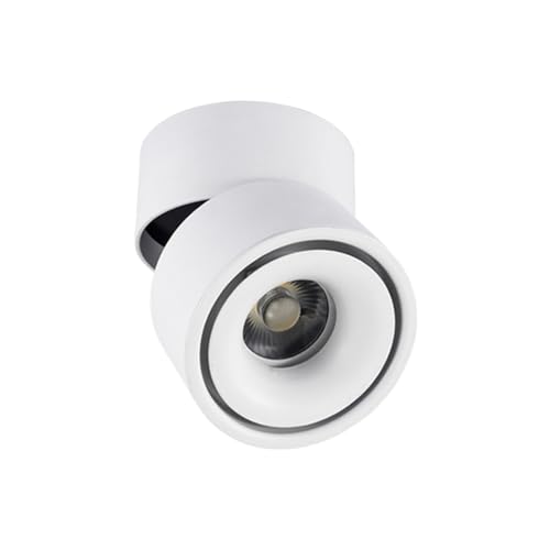 HOMSFOU Schaufensterleuchte Punktlicht 360-grad-drehscheinwerfer 360° Verstellbare Bilderleuchte Led Scheinwerfer 360-grad-rotationslampe Vitrinenlampe Weiß Rotieren Decke Wandlampe HOMSFOU Schaufensterleuchte Punktlicht 360-grad-drehscheinwerfer 360° Verstellbare Bilderleuchte Led Scheinwerfer 360-grad-rotationslampe Vitrinenlampe Weiß Rotieren Decke Wandlampe von HOMSFOU