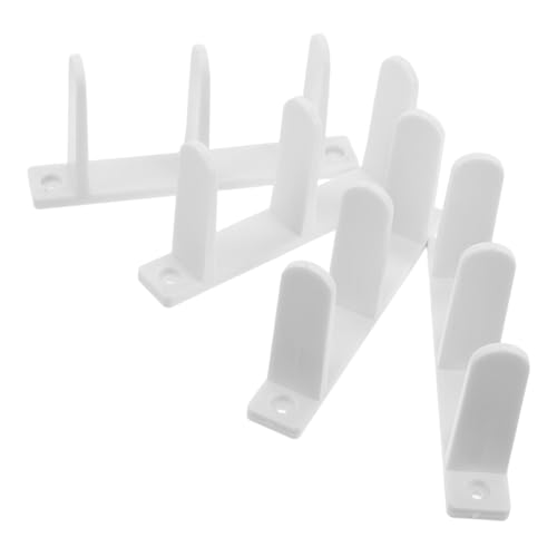 HOMSFOU Schiebetür-Bodenführung mit Schrauben für Schränke und Schränke, Kunststoff-Bodenschiene für sanftes Gleiten, einfache Selbstmontage, geeignet für Zuhause und Hotel, 4 Stück HOMSFOU Schiebetür-Bodenführung mit Schrauben für Schränke und Schränke, Kunststoff-Bodenschiene für sanftes Gleiten, einfache Selbstmontage, geeignet für Zuhause und Hotel, 4 Stück von HOMSFOU