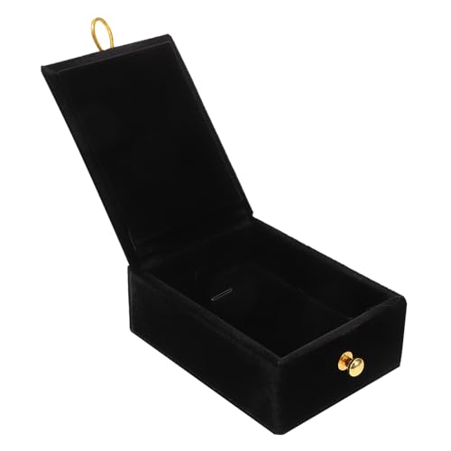 HOMSFOU Schmuck Aufbewahrungsbox Für Halsketten Kompakte Robuste Schmuckschatulle Mit Weichem Innenfutter Für Hochzeit Reisen Geschenkverpackung von HOMSFOU