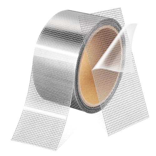 HOMSFOU Selbstklebendes Pet Fliegengitter Reparaturband Nahtlose Fenster Türnetz Reparatur Reißfestes Insektenschutz Klebeband für Langlebige Fliegengitterreparatur von HOMSFOU