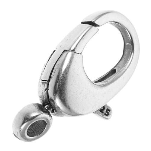 HOMSFOU Silberner Lobster Spring Clasp aus Edelstahl Robustes Schmuckverschluss Jump Rings Langlebig und Kratzfest für Halsketten Armbänder Ohrringe DIY Schmuckherstellung HOMSFOU Silberner Lobster Spring Clasp aus Edelstahl Robustes Schmuckverschluss Jump Rings Langlebig und Kratzfest für Halsketten Armbänder Ohrringe DIY Schmuckherstellung von HOMSFOU