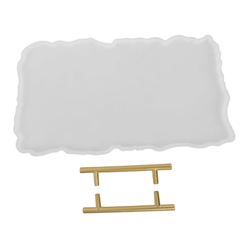 HOMSFOU Silikon Tray Form mit Griffen Langlebige Epoxidharz Gießform für Diy Tablett und Servierplatte Robustes Verformungsfestes Material Benutzerfreundlich für Kreative Wohnaccessoires HOMSFOU Silikon Tray Form mit Griffen Langlebige Epoxidharz Gießform für Diy Tablett und Servierplatte Robustes Verformungsfestes Material Benutzerfreundlich für Kreative Wohnaccessoires von HOMSFOU
