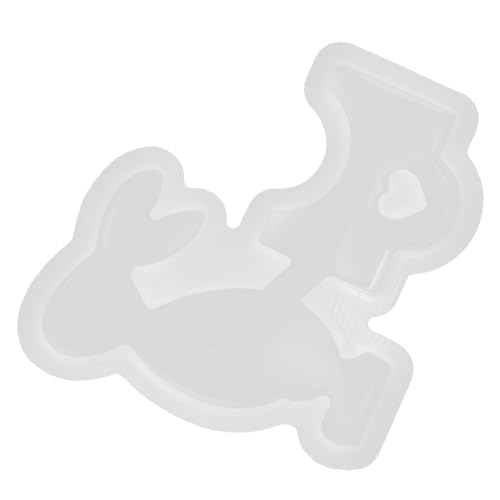 HOMSFOU Silikonform Kaninchenform Flexibel Epoxidharz Gießform DIY Basteln Elastisch Reißfest für Osterdeko und Geschenkidee von HOMSFOU