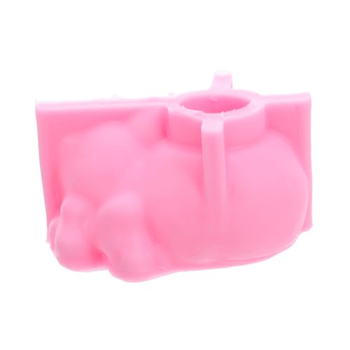 HOMSFOU Silikonform Katze zum Basteln von Beton Harzfiguren Widerstandsfähige Blumentopf Kerzenhalter-gießform Vielseitige Diy-silikonform für Sukkulenten Kerzen und Zementkunsthandwerk von HOMSFOU