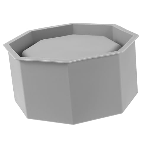 HOMSFOU Silikonform Pflanzgefäß DIY Sechseckiger Blumentopf Gießform Langlebig Leicht zu Reinigen Praktisches Bastelset für Dekorative Zimmerpflanzen Desktop Organizer Töpfe von HOMSFOU