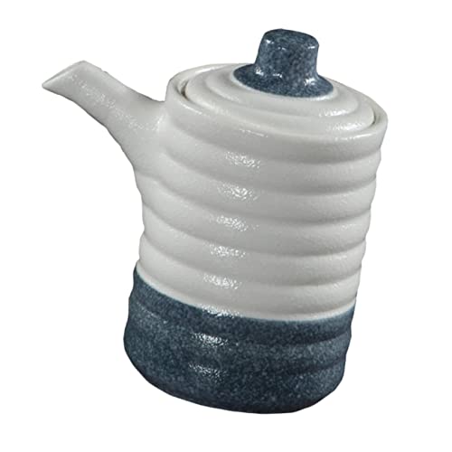 HOMSFOU Sojasauce Und Essigtopf Ölspender Cruet Olivenölgefäß Aus Keramik Ausgießer Für Ölflaschen Aus Keramik Speiseölspender Essig-spenderflasche Dekanter Für Olivenöl Mit Deckel Karaffe HOMSFOU Sojasauce Und Essigtopf Ölspender Cruet Olivenölgefäß Aus Keramik Ausgießer Für Ölflaschen Aus Keramik Speiseölspender Essig-spenderflasche Dekanter Für Olivenöl Mit Deckel Karaffe von HOMSFOU