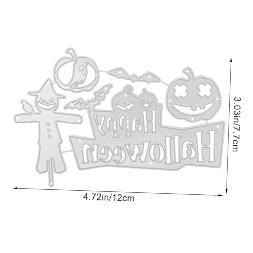 HOMSFOU Stanzschablonen Halloween Metall-stanzformen Stanzschablonen Für Scrapbooking Und Bastelarbeiten Prägeformen Aus Kohlenstoffstahl Langlebig Leicht Zu Verformen von HOMSFOU