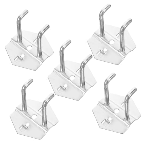 HOMSFOU Stecktafel-Haken aus Metall für Werkzeugaufbewahrung, Wandmontage, Organizer für Garage, Küche, Zuhause, einfach zu installieren, Stecktafel-Teile für Schraubenschlüssel, Zubehör, 5 Stück HOMSFOU Stecktafel-Haken aus Metall für Werkzeugaufbewahrung, Wandmontage, Organizer für Garage, Küche, Zuhause, einfach zu installieren, Stecktafel-Teile für Schraubenschlüssel, Zubehör, 5 Stück von HOMSFOU