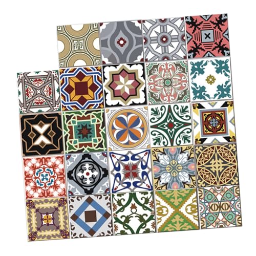 HOMSFOU Stück Teiliges Selbstklebende Fliesenaufkleber für Wohnzimmer Vintage Mosaik Wanddekor Diy Fliesensticker für Badezimmer Leicht Anwendbar und Pflegeleicht HOMSFOU Stück Teiliges Selbstklebende Fliesenaufkleber für Wohnzimmer Vintage Mosaik Wanddekor Diy Fliesensticker für Badezimmer Leicht Anwendbar und Pflegeleicht von HOMSFOU