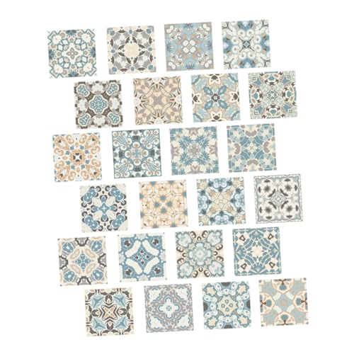 HOMSFOU Stück Vintage Fliesenaufkleber Selbstklebende Mosaik Wanddekoration Abziehbar Wiederverwendbar für Badezimmer Einfache Diy Installation Pflegeleicht Retro Design HOMSFOU Stück Vintage Fliesenaufkleber Selbstklebende Mosaik Wanddekoration Abziehbar Wiederverwendbar für Badezimmer Einfache Diy Installation Pflegeleicht Retro Design von HOMSFOU