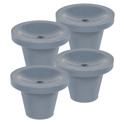 HOMSFOU Stuhlbeinschoner, Kratzbodenkappen für Fliesen, Hartholzoberflächen, langlebige Gleitpads für Barhocker, Küchenstühle, einfach zu bedienende Möbelfüße, 4 Stück von HOMSFOU
