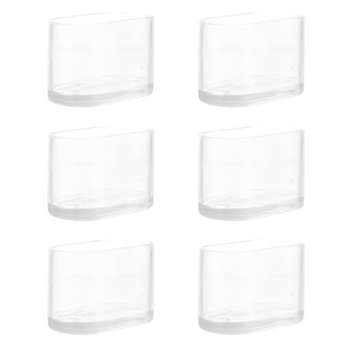 HOMSFOU Stuhlfußschützer 24 Stück Ovale Stuhlbeinkappen Aus Silikon Für Möbelfüße Polster Stuhlbein-Bodenabdeckungen Transparent 20 X 40 Mm Barhocker Stühle HOMSFOU Stuhlfußschützer 24 Stück Ovale Stuhlbeinkappen Aus Silikon Für Möbelfüße Polster Stuhlbein-Bodenabdeckungen Transparent 20 X 40 Mm Barhocker Stühle von HOMSFOU