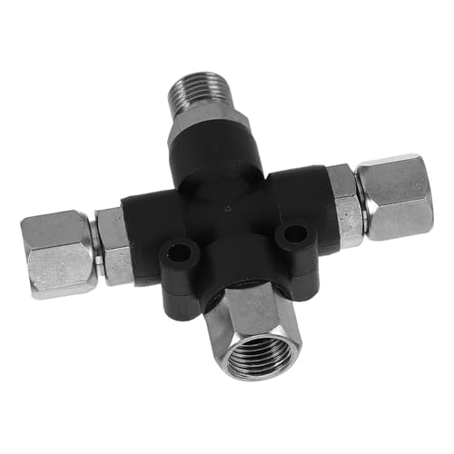 HOMSFOU Airbrush DREI- Adapter Für Luftschlauch Verstellbarer Airbrush Verbindungsstück Für Flexibler Luftschlauch Verteiler Mit Mehreren Anschlüssen von HOMSFOU