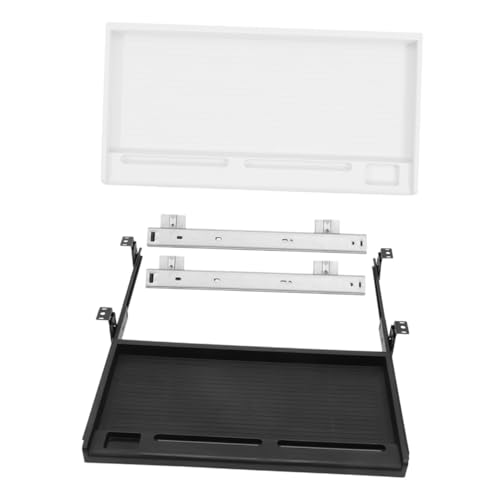 HOMSFOU Tastaturablage Unter Schreibtisch Ausziehbare Tastaturablage Ergonomischer Tastaturständer Schwarz Für Büro Und Home Office Organizer Für Schreibtisch HOMSFOU Tastaturablage Unter Schreibtisch Ausziehbare Tastaturablage Ergonomischer Tastaturständer Schwarz Für Büro Und Home Office Organizer Für Schreibtisch von HOMSFOU