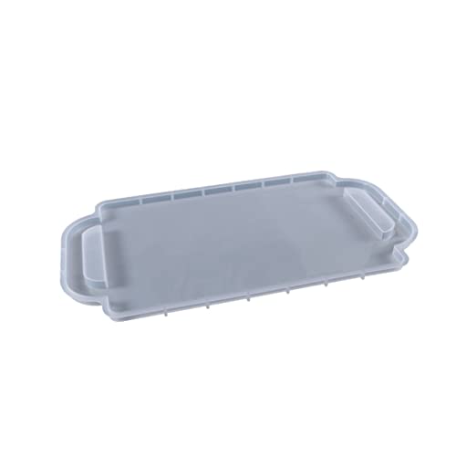HOMSFOU Tee Tasse Tablettform Gericht Klein Epoxid-silikonform Form Für Lebensmitteltabletts Obstschalenform Selber Machen Tablett Epoxidform Form Für Obstschalen Kieselgel Weiß von HOMSFOU