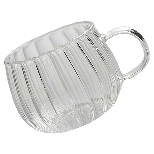 HOMSFOU Wasserbecher Süßes Oder Saures Tasse Kleine Teetassen Kaffeetassen Im Herbst Latte-becher Klarer Kaffeebecher Wassertrinkbecher Kürbis-trinkgläser Herbst Kaffeetasse Glas Container von HOMSFOU