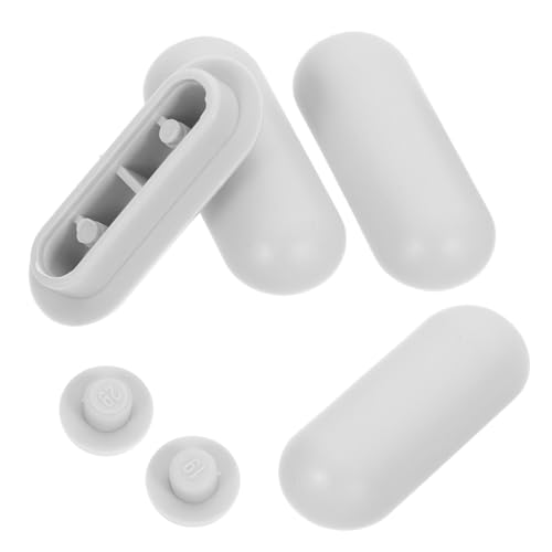 HOMSFOU Teiliges Toilettensitz Dämpfung Graue Selbstklebende Dämpfungspads für Bidet toilettensitze Geräuschdämpfend Rutschfest Passend für Mehr Komfort und Stabilen Halt von HOMSFOU