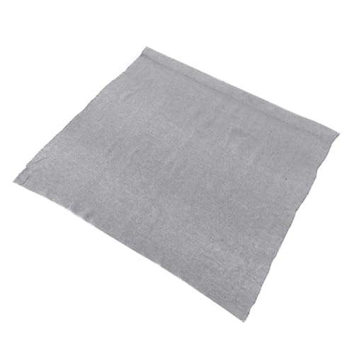 HOMSFOU Teppichbasisstoff Tuftingtuch Tuftingnadel Stanznadelstoff Trägerstoff Für Teppiche Tufting-Tuch Für Teppiche Teppich Herstellung Kit Tufting-Stoff Polyester Baumwolle Grau von HOMSFOU