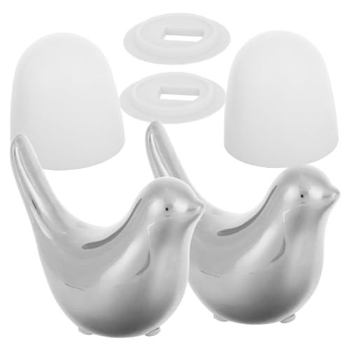 HOMSFOU Toilettenbolzen abdeckungen Vogel motiv aus Keramik und Kunststoff Dekorative Wc schraubenabdeckungen Langlebige Bad accessoires Praktische Ersatzkappen für Toilettenbolzen HOMSFOU Toilettenbolzen abdeckungen Vogel motiv aus Keramik und Kunststoff Dekorative Wc schraubenabdeckungen Langlebige Bad accessoires Praktische Ersatzkappen für Toilettenbolzen von HOMSFOU