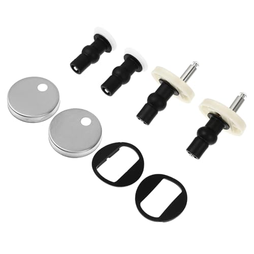 HOMSFOU Toilettensitz Schrauben Edelstahl mit Gummimutter Befestigung für Wc Sitz Reparatur Langlebig und Rostfrei Geeignet für Gängige Toilettendeckel HOMSFOU Toilettensitz Schrauben Edelstahl mit Gummimutter Befestigung für Wc Sitz Reparatur Langlebig und Rostfrei Geeignet für Gängige Toilettendeckel von HOMSFOU