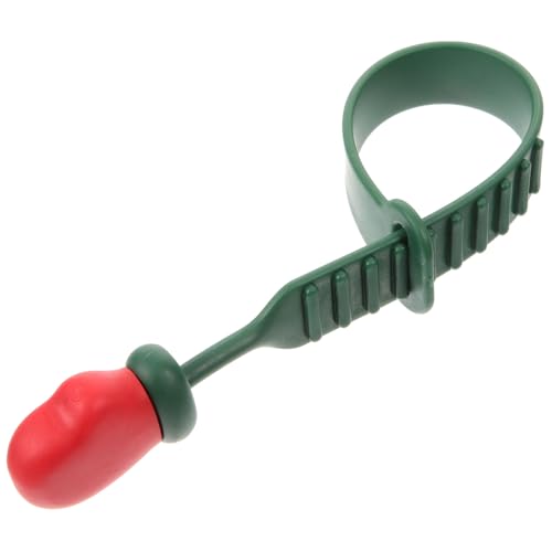 HOMSFOU Toilettensitzheber aus Flexiblem Silikon Hygienischer Wc-deckelheber für Erwachsene Langlebig Rutschfest Einfach zu Reinigen Praktisches Badezimmerzubehör Rot-grün von HOMSFOU