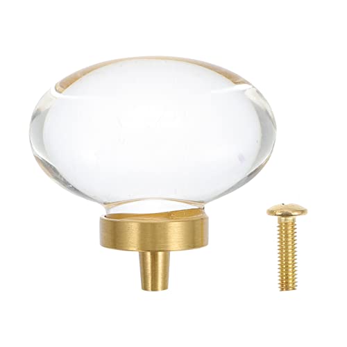 HOMSFOU Transparente Kristallgriff Moderner Schrankknopf mit Reinem Kupferbasis für Möbel Geeignet für Türen und Kleiderschränke Einfache Installation Elegantes Design und Komfortabel HOMSFOU Transparente Kristallgriff Moderner Schrankknopf mit Reinem Kupferbasis für Möbel Geeignet für Türen und Kleiderschränke Einfache Installation Elegantes Design und Komfortabel von HOMSFOU