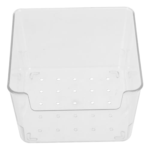 HOMSFOU Transparenter Kleiner Memo Organizer mit Glatten Kanten Praktischer Notizhalter für Schreibtisch Platzsparend und Langlebig für Büro und Zuhause von HOMSFOU