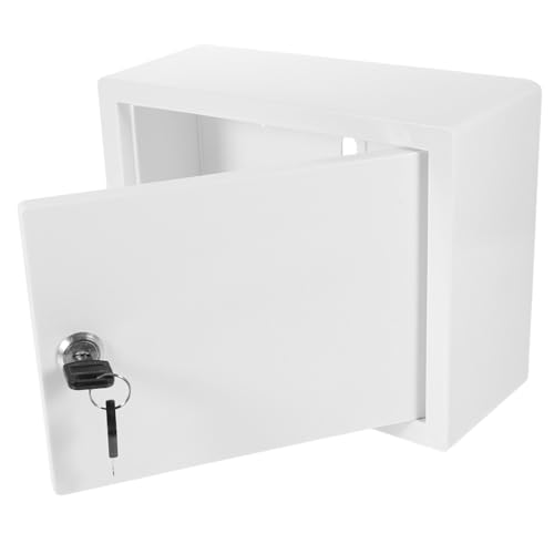 HOMSFOU Briefkasten für den Außenbereich, Wandmontage, Milchbox, sicher verschließbar, für Türschwellenstil HOMSFOU Briefkasten für den Außenbereich, Wandmontage, Milchbox, sicher verschließbar, für Türschwellenstil von HOMSFOU