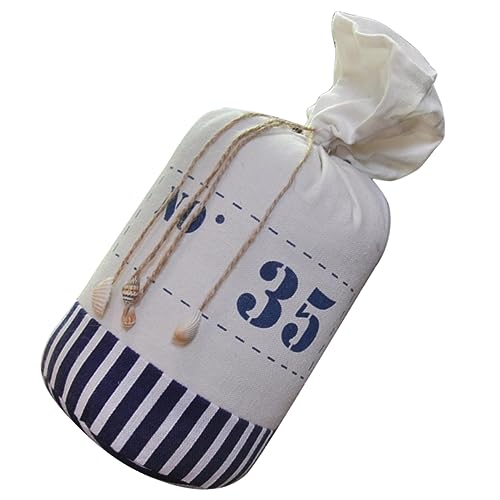 HOMSFOU Türstopper Mediterraner Stil Sandgefüllter Rutschfester Türpuffer für Verschiedene Bodenbeläge Kindersicherheit Deko Türstopper für Glastüren von HOMSFOU