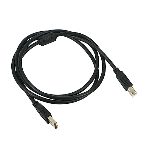 HOMSFOU Usb Drucker Scanner Kabel Stecker Schwarz Für Pc Mit Plug-and-play-spezifikation Und Geflechtabschirmung Für Emi Rfi-störungen von HOMSFOU