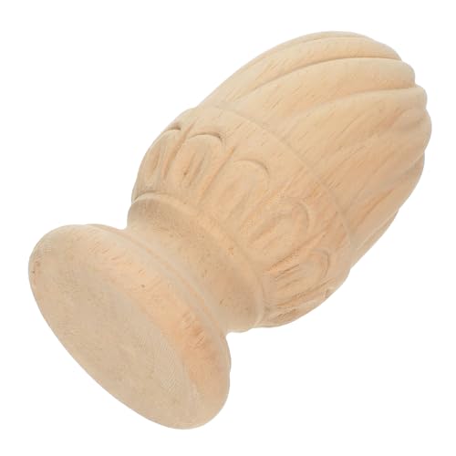 HOMSFOU Unlackierter Holz-baluster mit Ananasmotiv Dekorativer Treppenpfosten-aufsatz Langlebiges Möbel-zubehör DIY Holzsäulen-Abschluss für Geländer und Betten Europäischer Stil HOMSFOU Unlackierter Holz-baluster mit Ananasmotiv Dekorativer Treppenpfosten-aufsatz Langlebiges Möbel-zubehör DIY Holzsäulen-Abschluss für Geländer und Betten Europäischer Stil von HOMSFOU