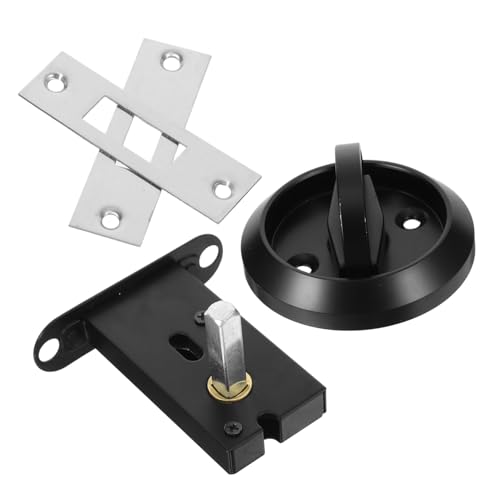 HOMSFOU Unsichtbares Türschloss mit Dual Sided Pull Ring Rundgriff für Haus und Bürosicherheit Einfache Installation für Verschiedene Türen und Fenster von HOMSFOU