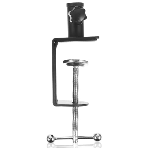 HOMSFOU Verstellbare, robuste Tischbefestigungsklemme aus Aluminiumlegierung mit rutschfester, kratzfester Basis für Schreibtischlampen, Mikrofonarme und Schreibtisch-Halter, geeignet für Home Office von HOMSFOU