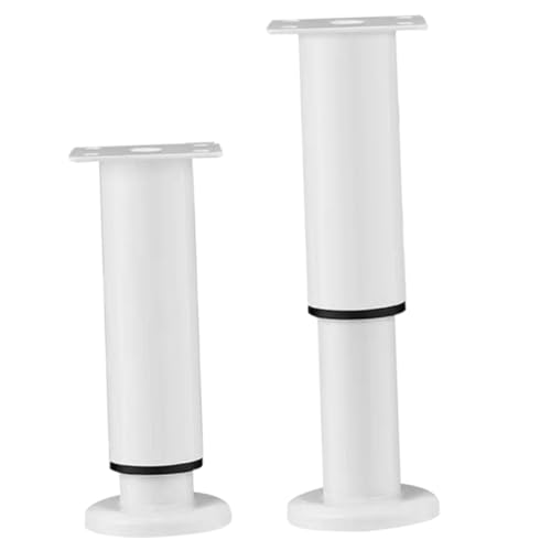 HOMSFOU Verstellbare Möbelbeine für Heimwerker, Ersatz-Tischfüße für Sofa, Stuhl, Schreibtisch, Kleiderschrank, TV-Schrank, stabile Unterstützung, minimalistisches Design, 2 Stück von HOMSFOU
