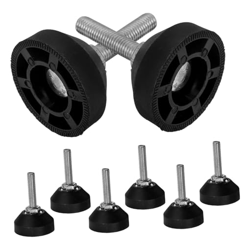 HOMSFOU Verstellbare Nivellierfüße, robuste Möbelbeine mit stoßdämpfender Vibrationsreduzierung für Kleiderschrank, Tisch, mechanische Ausrüstung, verstellbare Nivellierer, 8 Stück HOMSFOU Verstellbare Nivellierfüße, robuste Möbelbeine mit stoßdämpfender Vibrationsreduzierung für Kleiderschrank, Tisch, mechanische Ausrüstung, verstellbare Nivellierer, 8 Stück von HOMSFOU