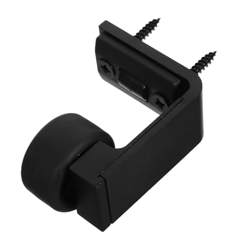 HOMSFOU Verstellbare Schiebetür Bodenführung Flachroller mit Schrauben Wandmontage Antiwackel Stopper für Glas-duschtüren Scheunentür Zubehör Türstärke von HOMSFOU