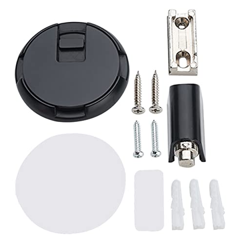 HOMSFOU Verstellbarer, unsichtbarer Metall-Türstopper, langlebiges Design, einfache Installation für Badezimmer, Zuhause, verhindert Schäden an der Tür, Wand, praktischer Bodenhalterungshalter von HOMSFOU