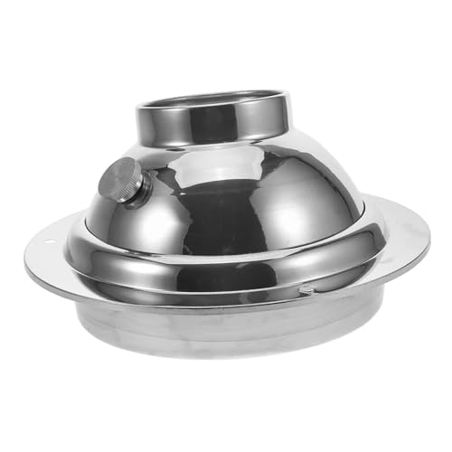 HOMSFOU Verstellbarer Edelstahl-lüftungsauslass Kugelförmige Ventilhaube für Küche Schlafzimmer Büros Rostfrei Einfache Montage Breiter Luftstrom Effiziente Rauchabdeckung HOMSFOU Verstellbarer Edelstahl-lüftungsauslass Kugelförmige Ventilhaube für Küche Schlafzimmer Büros Rostfrei Einfache Montage Breiter Luftstrom Effiziente Rauchabdeckung von HOMSFOU