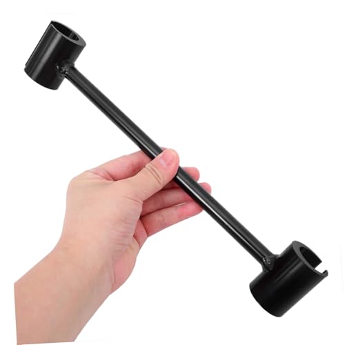 HOMSFOU Verstellbares Türscharnierschlüssel, Edelstahl, Scharnier-Einstellwerkzeug-Set mit ergonomischem Griff für Innentürausrichtung und Spaltreparatur, 2 Stück von HOMSFOU