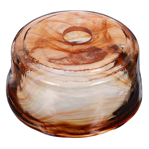 HOMSFOU Vintage Bernsteinglas Hängeleuchte Lampenschirm Retro Zylinder Lampenschirm mit Lochdurchmesser Gemütlich Schlafzimmer Licht Ersatz Stabile Glasabdeckung für Nachttisch und Bar HOMSFOU Vintage Bernsteinglas Hängeleuchte Lampenschirm Retro Zylinder Lampenschirm mit Lochdurchmesser Gemütlich Schlafzimmer Licht Ersatz Stabile Glasabdeckung für Nachttisch und Bar von HOMSFOU