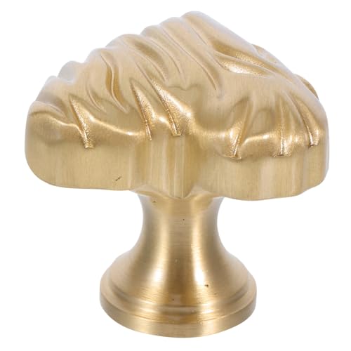 HOMSFOU Vintage Messing Herzgriff Schrankgriffe Retro Stil Möbelbeschläge für Schränke Kleiderschränke und Robustes Design Einfache Montage Rustikaler Kupfer Look für Wohnkultur von HOMSFOU