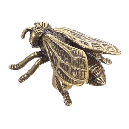 HOMSFOU Vintage Messing Schrankgriff Bienen-motiv Robustes Metall Retro Küchenschubladenknöpfe Vielseitig für Kommoden Kleiderschränke und Möbel Einfach Montierbar Klassischer Antiker Stil HOMSFOU Vintage Messing Schrankgriff Bienen-motiv Robustes Metall Retro Küchenschubladenknöpfe Vielseitig für Kommoden Kleiderschränke und Möbel Einfach Montierbar Klassischer Antiker Stil von HOMSFOU