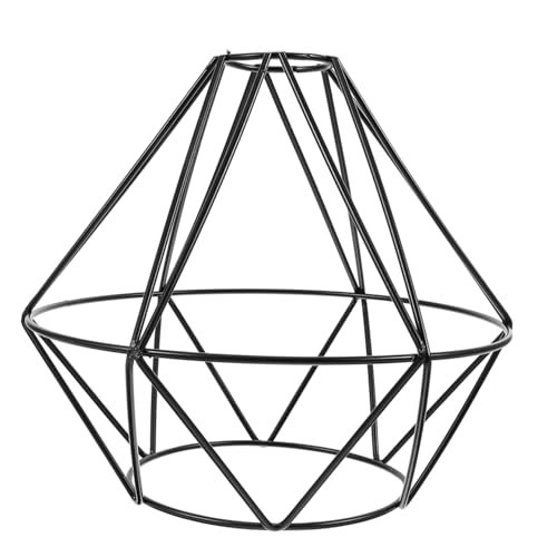 HOMSFOU Vintage Metall Lampenschirm Tropfenform Retro Stil Hohlgewebter Deckenlampenschirm aus Eisen Draht Dekorativer Lampenschirm für Wand Steh und Deckenlampen Elegante Industrielle von HOMSFOU