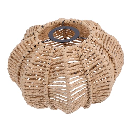 HOMSFOU Vintage Pumpkin Lampenschirm aus Gewebtem Papierseil Handgefertigte Dekorative Deckenleuchte Robuste Pendelleuchte Lampenabdeckung für Wohnzimmer Schlafzimmer Groß Kompatibel HOMSFOU Vintage Pumpkin Lampenschirm aus Gewebtem Papierseil Handgefertigte Dekorative Deckenleuchte Robuste Pendelleuchte Lampenabdeckung für Wohnzimmer Schlafzimmer Groß Kompatibel von HOMSFOU